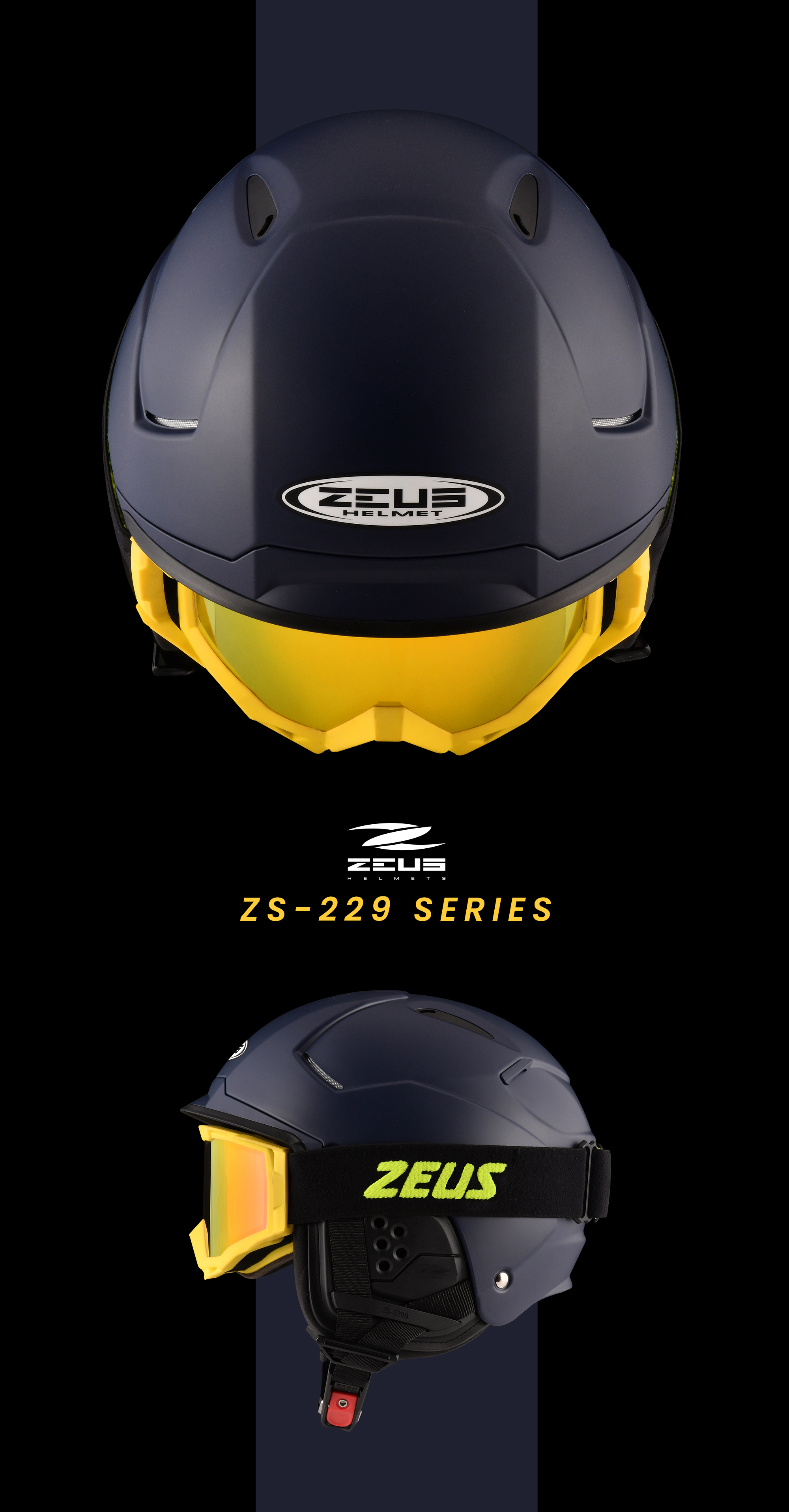 头盔 產品介紹- 半罩式- ZS-229B - ZEUS Helmets｜瑞獅安全帽